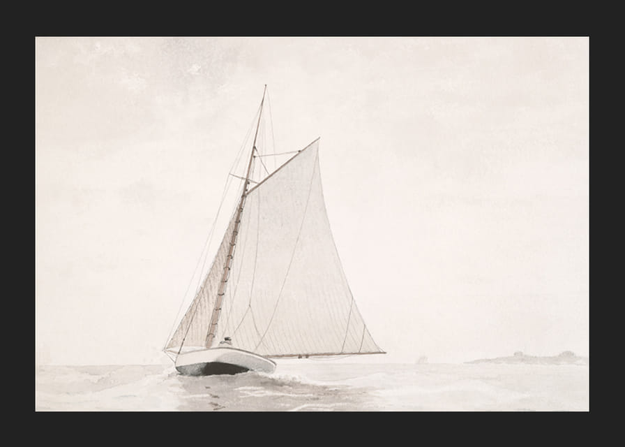 Sailing Off Gloucester By Winslow Homer-12