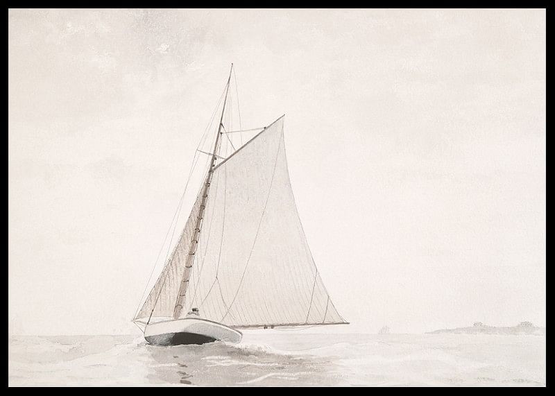 ウィンスロー・ホーマー、YACHT IN A COVE, GLOUCESTER Winslow Homer | YACHT IN A COVE, GLOUCESTER (1880) | MutualArt