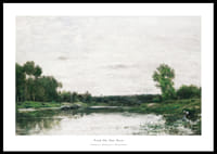 View On The Oise By Charles-François Daubigny-0