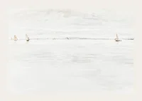 Sailboats On Southampton River By John Linnell-5