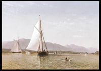 The Hudson At The Tappan Zee By Francis Augustus Silva-8