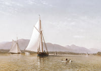 The Hudson At The Tappan Zee By Francis Augustus Silva-9