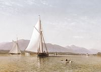 The Hudson At The Tappan Zee By Francis Augustus Silva-3