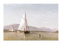 The Hudson At The Tappan Zee By Francis Augustus Silva-1