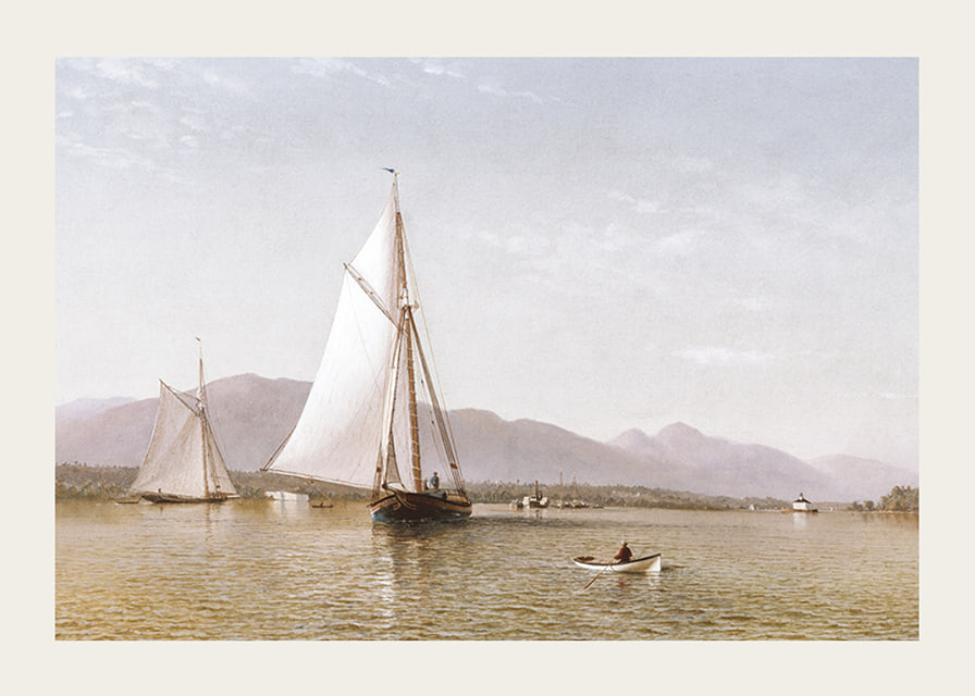The Hudson At The Tappan Zee By Francis Augustus Silva-12