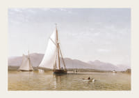 The Hudson At The Tappan Zee By Francis Augustus Silva-5