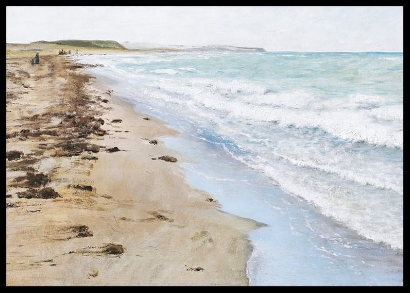 Strandbillede Fra Hellebæk By Laurits Andersen Ring-12