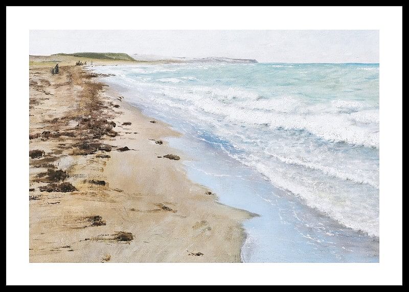 Strandbillede Fra Hellebæk By Laurits Andersen Ring-12