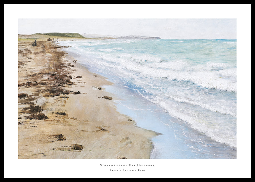 Strandbillede Fra Hellebæk By Laurits Andersen Ring-12