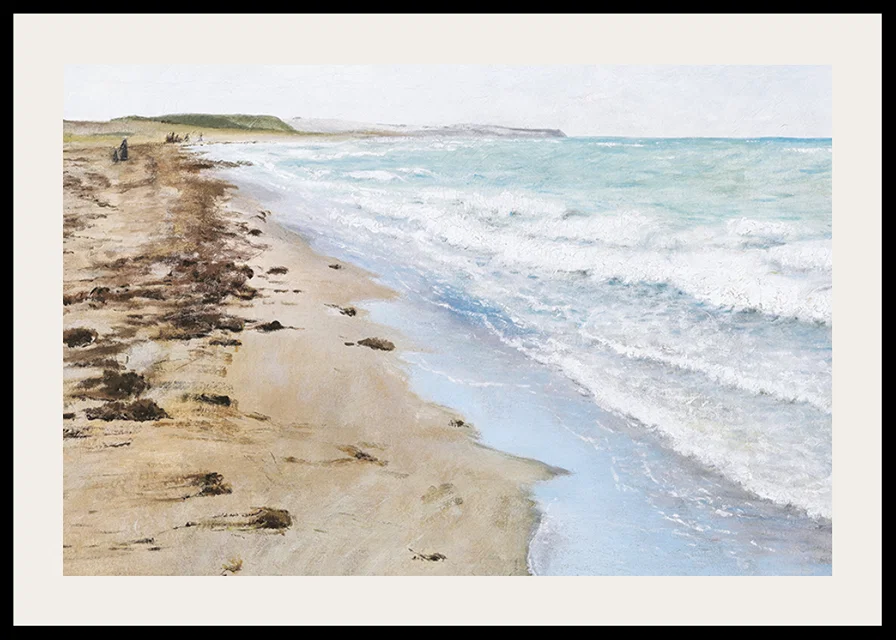Strandbillede Fra Hellebæk By Laurits Andersen Ring-12