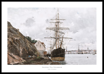 Poster Inloppet Till Stockholm By Axel Lindman