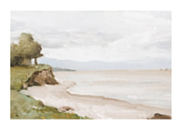 Beach Near Etretat By Jean-Baptiste-Camille Corot-3