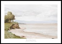 Beach Near Etretat By Jean-Baptiste-Camille Corot-0