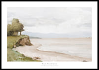 Beach Near Etretat By Jean-Baptiste-Camille Corot-0