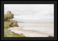 Beach Near Etretat By Jean-Baptiste-Camille Corot-6