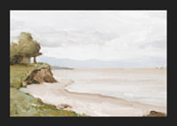 Beach Near Etretat By Jean-Baptiste-Camille Corot-7