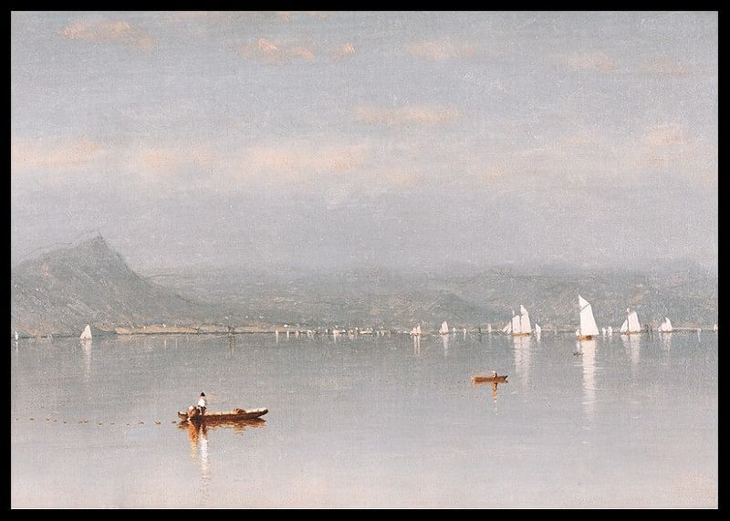 Haverstraw Bay By Sanford Robinson Gifford-12