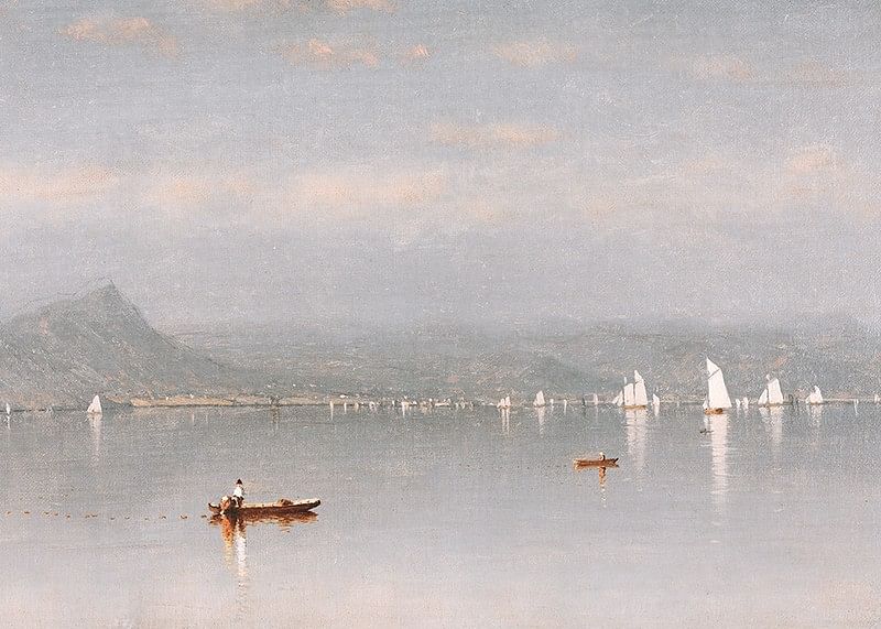 Haverstraw Bay By Sanford Robinson Gifford-12