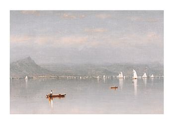 Poster Haverstraw Bay By Sanford Robinson Gifford