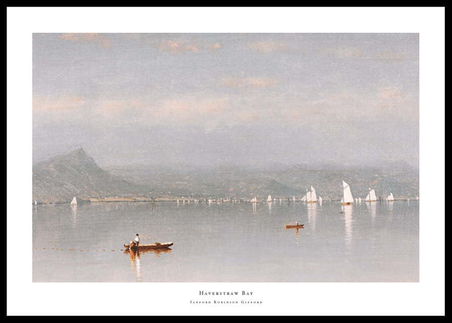 Haverstraw Bay By Sanford Robinson Gifford-12