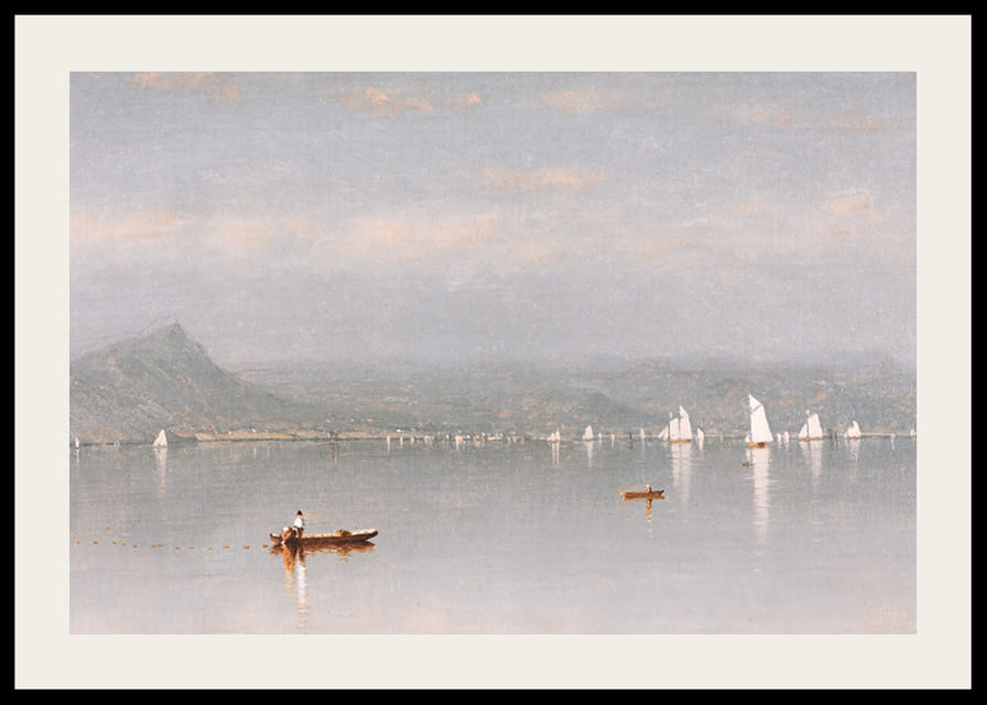 Haverstraw Bay By Sanford Robinson Gifford-12