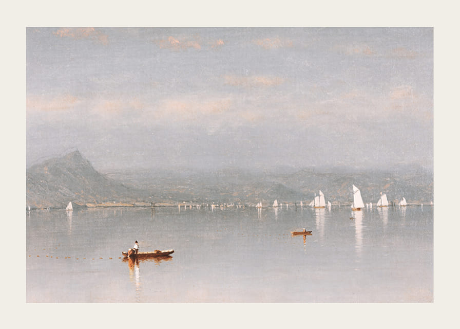 Haverstraw Bay By Sanford Robinson Gifford-12
