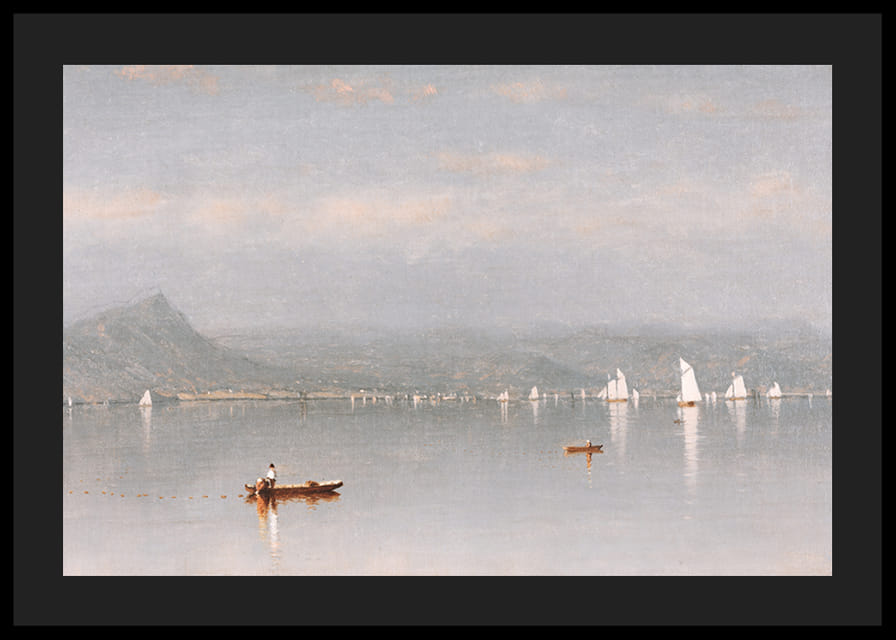 Haverstraw Bay By Sanford Robinson Gifford-12