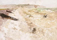 From The Beach At Dieppe By Frits Thaulow-9