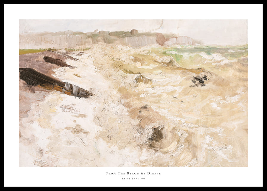 From The Beach At Dieppe By Frits Thaulow-12