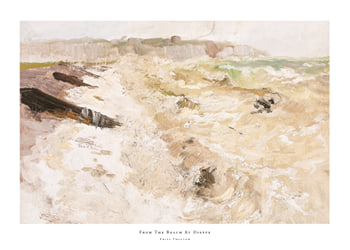 Poster From The Beach At Dieppe By Frits Thaulow