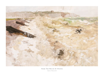 Poster From The Beach At Dieppe By Frits Thaulow