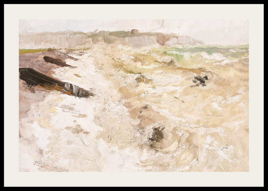 From The Beach At Dieppe By Frits Thaulow-12