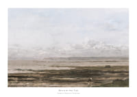 Beach At Ebb Tide By Charles-François Daubigny-1