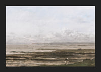 Beach At Ebb Tide By Charles-François Daubigny-7
