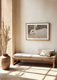 Witte Konijn By Jan Mankes-4