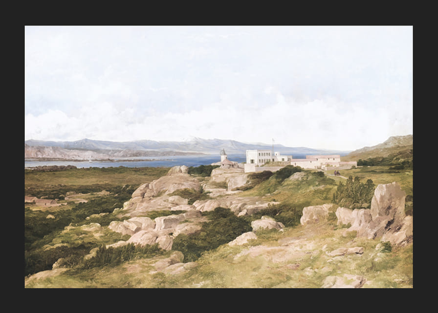 General Garibaldi's Residence At Caprera By Frederick Richard Lee-12