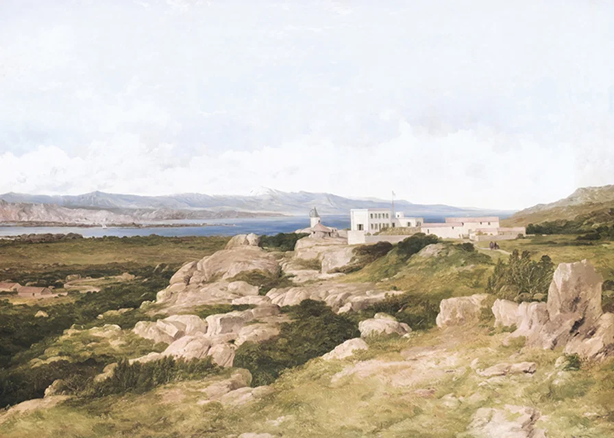 General Garibaldi's Residence At Caprera By Frederick Richard Lee-12