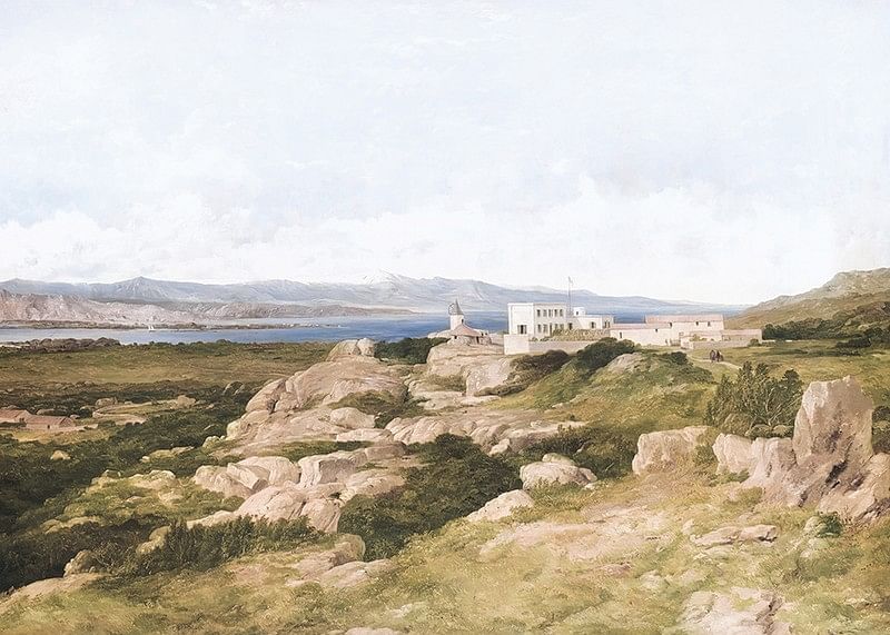General Garibaldi's Residence At Caprera By Frederick Richard Lee-12