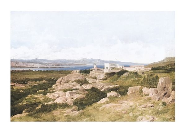 Plagát General Garibaldi's Residence At Caprera By Frederick Richard Lee