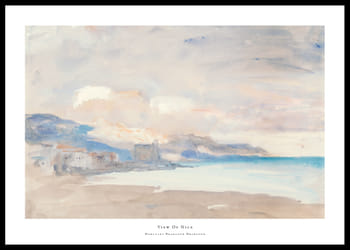 Poster View Of Nice By Hercules Brabazon Brabazon