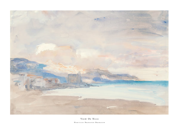 Plakāts View Of Nice By Hercules Brabazon Brabazon