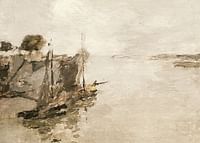 Honfleur Fishing Boats No2 By Frank Edwin Scott-3