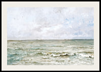 Seascape By Charles-François Daubigny-4