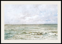 Seascape By Charles-François Daubigny-4