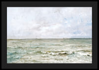 Seascape By Charles-François Daubigny-6