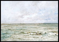 Seascape By Charles-François Daubigny-8