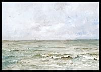 Seascape By Charles-François Daubigny-2
