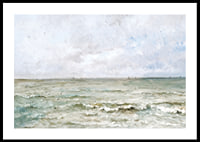 Seascape By Charles-François Daubigny-2
