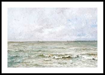 Affiche Seascape By Charles-François Daubigny