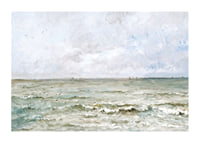 Seascape By Charles-François Daubigny-3